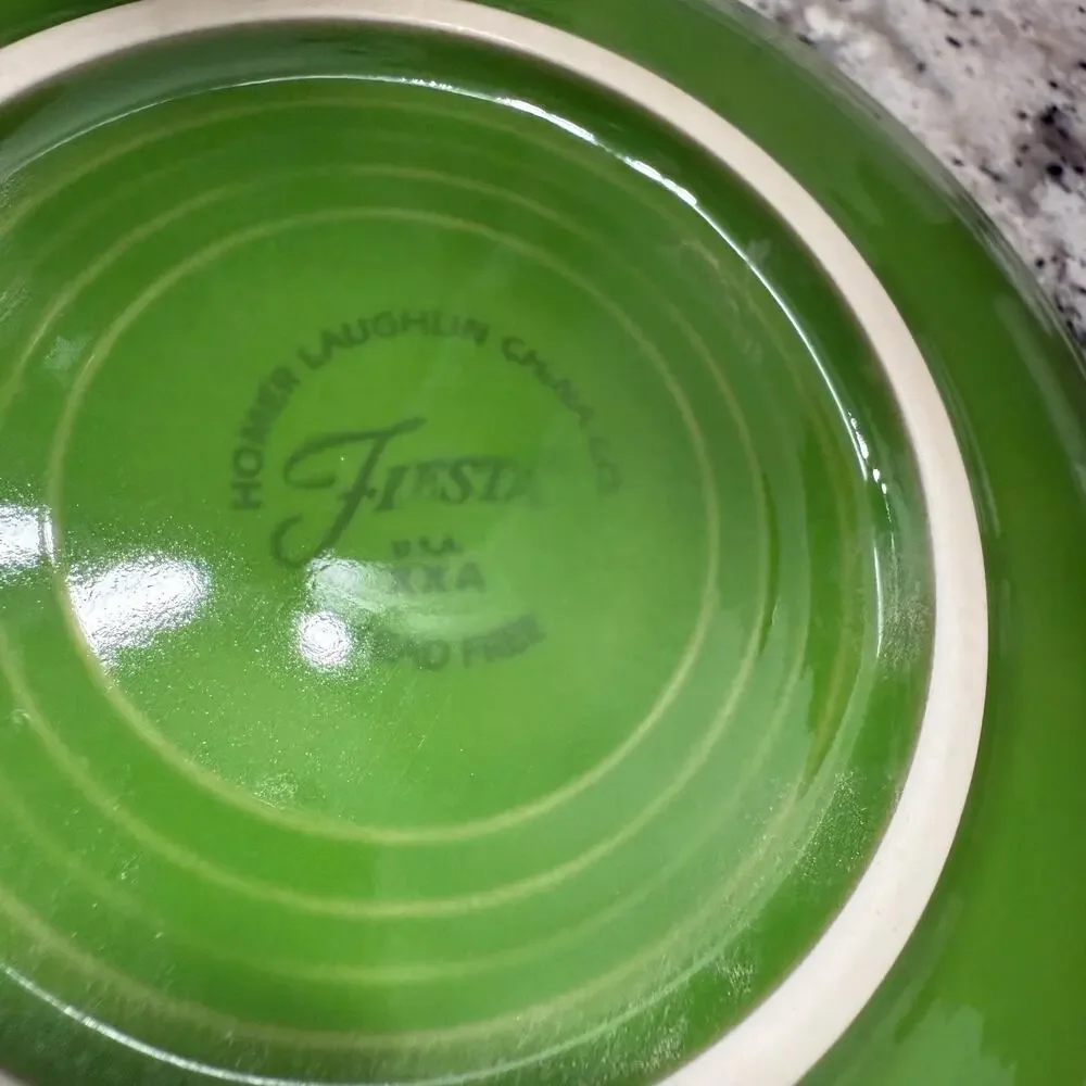 Vintage Fiesta Teacup & Saucer in Shamrock – Homer Laughlin Ceramic, Made in USA